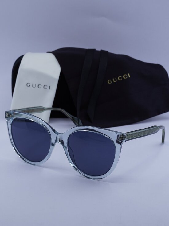 Gucci GG0565S 003 Women Cat Eye Sunglasses - Blue main image 7